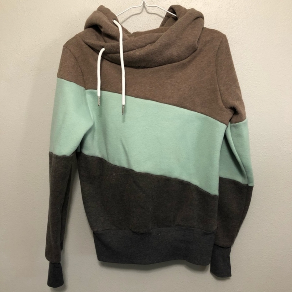 Hua Lan colorblock hoodie